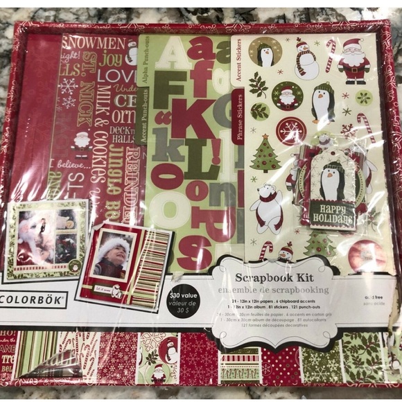 Colorbok Other - New Colorbok Joyful 63069 Scrapbook/Embellishment Kit Winter Holiday Unopened